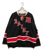 SAINT MICHAELセントマイケル）の古着「LS TEE/GAMESHIRT」｜ブラック