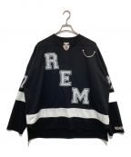 READYMADEレディメイド）の古着「GAME SHIRT SMILE」｜ブラック