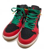 NIKEナイキ）の古着「AIR JORDAN 1 Mid Christmas」｜ブラック×レッド