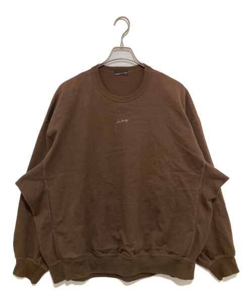 LAD MUSICIAN（ラッドミュージシャン）LAD MUSICIAN (ラッドミュージシャン) CREW NECK PULLOVER ブラウン サイズ:42の古着・服飾アイテム