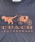 中古・古着 COACH (コーチ) REXY CARRIAGE T-SHIRT ブラック サイズ:M：9000円