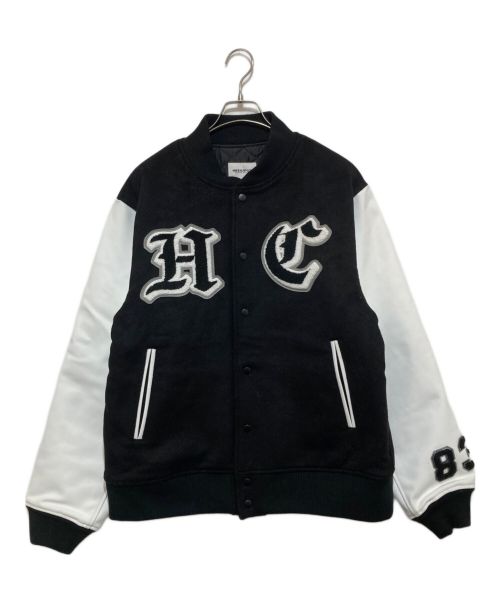 HWZN.MFG.CO（ハウゼンブロス）HWZN.MFG.CO (ハウゼンブロス) スタジャン ブラック サイズ:Lの古着・服飾アイテム