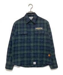 HWZN.MFG.CO×mixxdavid（ハウゼンブロス）の古着「ネルシャツ」｜ブラック