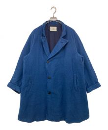 OUTIL（ウティ）の古着「MANTEAU LOULLE / ウールコート」｜ネイビー