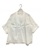 CLANEクラネ）の古着「DEEP SKIPPER SHIRT」｜ホワイト