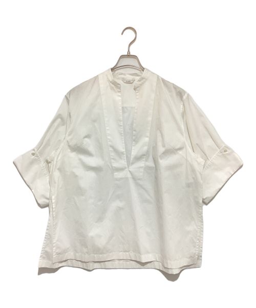 CLANE（クラネ）CLANE (クラネ) DEEP SKIPPER SHIRT ホワイト サイズ:1の古着・服飾アイテム