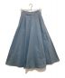 CLANE（クラネ）の古着「CHAMBRAY CIRCULAR SKIRT」｜ブルー