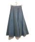 CLANE (クラネ) CHAMBRAY CIRCULAR SKIRT ブルー サイズ:S：13000円