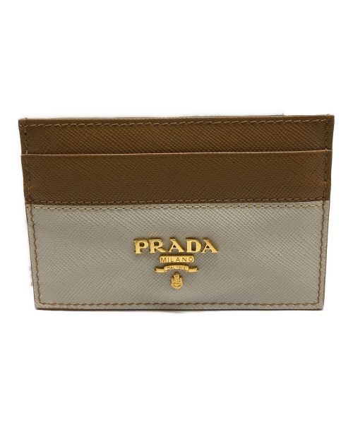 PRADA（プラダ）PRADA (プラダ) カードケース ブラウンの古着・服飾アイテム