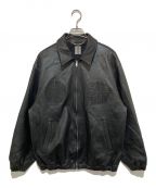 WACKO MARIA×THE BLACK EYE PATCHワコマリア×ブラックアイパッチ）の古着「LEATHER 50'S JACKET」｜ブラック