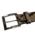 WACKO MARIA (ワコマリア) PYTHON LEATHER BELT ベージュ サイズ:34：12000円