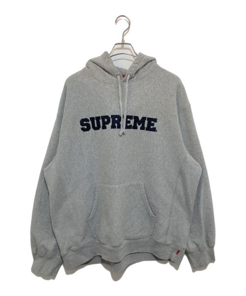 SUPREME（シュプリーム）SUPREME (シュプリーム) Collegiate Hooded Sweatshirt グレー サイズ:XLの古着・服飾アイテム