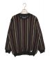 WACKO MARIA（ワコマリア）の古着「STRIPED JACQUARD KNIT SWEATER」｜ブラック