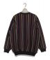 WACKO MARIA (ワコマリア) STRIPED JACQUARD KNIT SWEATER ブラック サイズ:XL：28000円