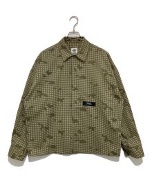 Dickies×N.HOOLYWOOD（ディッキーズ×エヌ ハリウッド）の古着「コラボワークシャツ」｜ベージュ