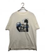 JORDAN×FRAGMENT DESIGNジョーダン×フラグメントデザイン）の古着「トリプルコラボプリントTシャツ」｜ホワイト