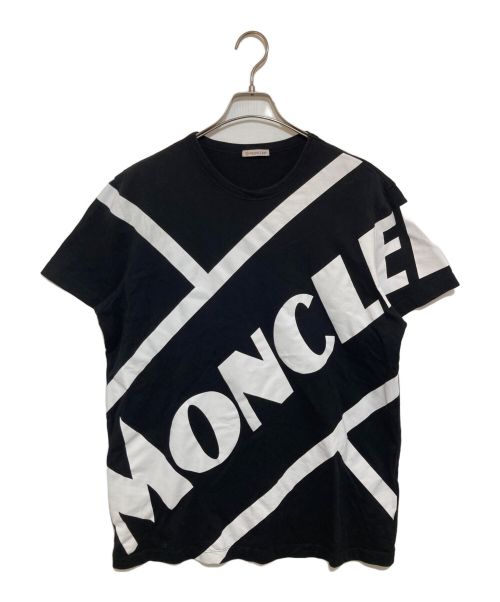 MONCLER（モンクレール）MONCLER (モンクレール) プリントTシャツ ブラック サイズ:XLの古着・服飾アイテム