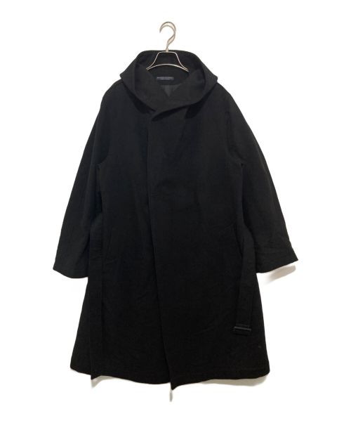 YOHJI YAMAMOTO（ヨウジヤマモト）YOHJI YAMAMOTO (ヨウジヤマモト) カシミヤ混ベルトロングコート ブラック サイズ:1の古着・服飾アイテム