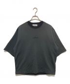 STONE ISLANDストーンアイランド）の古着「SHORT MIX FABRIC COTTON FLEECE TEE」｜グレー