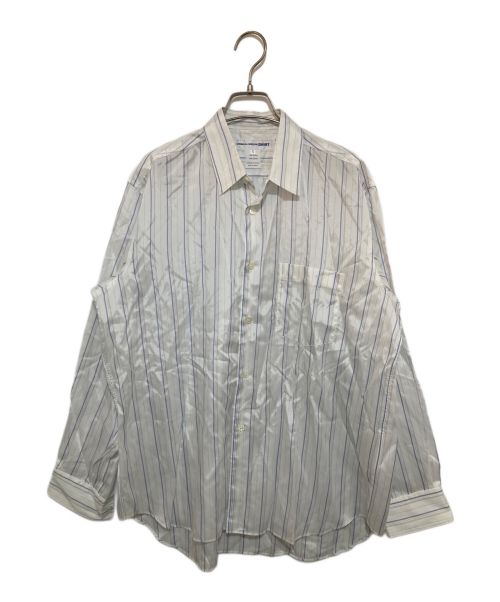 COMME des GARCONS SHIRT（コムデギャルソンシャツ）COMME des GARCONS SHIRT (コムデギャルソンシャツ) ストライプシャツ ホワイト サイズ:Sの古着・服飾アイテム