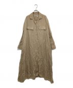 REMI RELIEF×L'appartementレミレリーフ×アパルトモン）の古着「LONG SHIRT DRESS」｜ベージュ