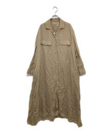 REMI RELIEF×L'appartement（レミレリーフ×アパルトモン）の古着「LONG SHIRT DRESS」｜ベージュ