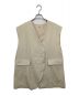 Uhr（ウーア）の古着「Over Sized Minimal Vest」｜ベージュ