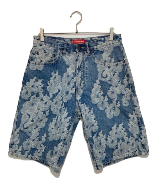 SUPREME（シュプリーム）Supreme (シュプリーム) Flames Baggy Denim Short インディゴ サイズ:W30の古着・服飾アイテム