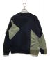 sacai (サカイ) hank willis thomas (ハンク・ウィリス・トーマス) Patchework Sweat Shirts ネイビー サイズ:1：32000円