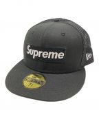 SUPREME×New Eraシュプリーム×ニューエラ）の古着「BOX LOGO MESH BACK FITTED CAP」｜ブラック