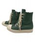 RICK OWENS (リックオウエンス) HIGH TOP SNEAKERS グリーン サイズ:37：35000円