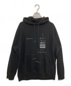 TAKAHIROMIYASHITA TheSoloIst.タカヒロミヤシタ ザソロイスト）の古着「oversized geometric morse code hoodie」｜ブラック