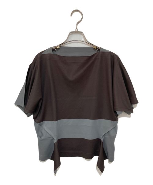 132 5. ISSEY MIYAKE（132 5. イッセイ ミヤケ）132 5. ISSEY MIYAKE (132 5. イッセイ ミヤケ) HOURGLASS Top ブラウン サイズ:3の古着・服飾アイテム