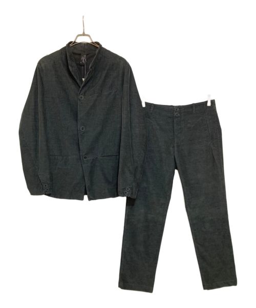 Transit UOMO（トランジット ウオモ）TRANSIT UOMO (トランジット ウオモ) リネンコットンセットアップ ブラック サイズ:Sの古着・服飾アイテム