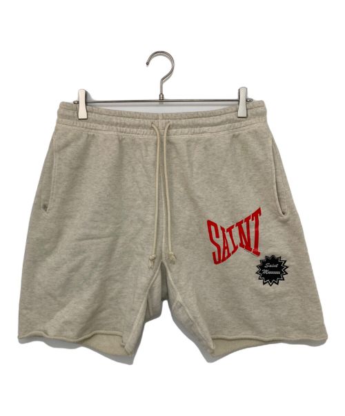 SAINT MICHAEL（セントマイケル）SAINT MICHAEL (セントマイケル) SWEAT SHORTS ベージュ サイズ:Mの古着・服飾アイテム