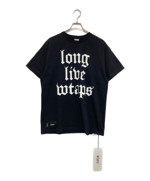 WTAPS（ダブルタップス）WTAPS (ダブルタップス) LONG LIVE WTAPS Tシャツ ブラック サイズ:Sの古着・服飾アイテム