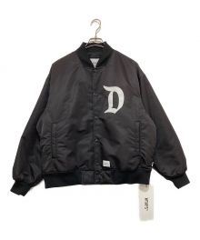 WTAPS（ダブルタップス）の古着「TEAM JACKET NYLON TWILL / ナイロンツイルブルゾン」｜ブラック