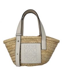 LOEWE（ロエベ）の古着「アナグラムカゴバッグ」｜ベージュ