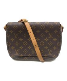 LOUIS VUITTON（ルイ ヴィトン）の古着「レザーショルダーバッグ」｜ブラウン