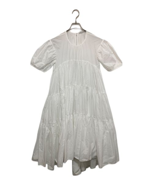 CECILIE BAHNSEN（セシリーバンセン）CECILIE BAHNSEN (セシリーバンセン) ESME DRESS ホワイト サイズ:UK6の古着・服飾アイテム