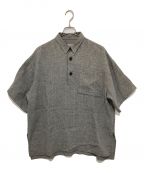 POSTELEGANTポステレガント）の古着「LINEN WOOL REVER POLO」｜グレー