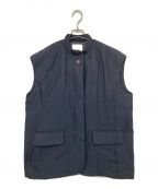 CLANEクラネ）の古着「PADDED MESH VEST」｜ネイビー