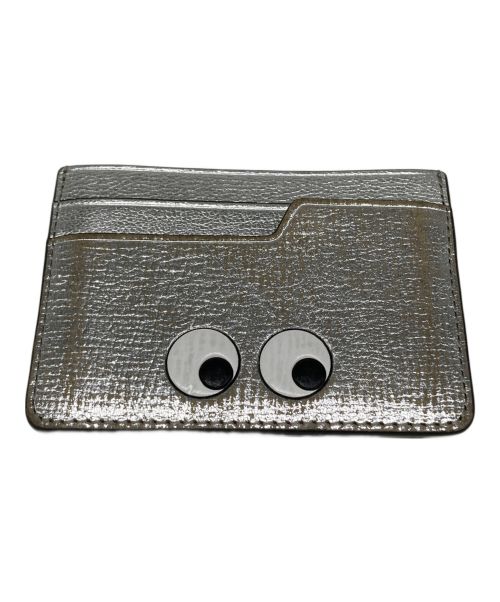 ANYA HINDMARCH（アニヤハインドマーチ）ANYA HINDMARCH (アニヤハインドマーチ) EYES card case シルバーの古着・服飾アイテム