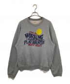 KAPITALキャピタル）の古着「Fleece Crew Sweatshirt」｜グレー