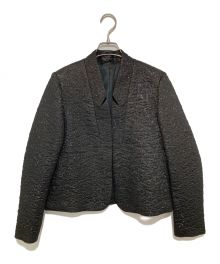 CITYSHOP（シティショップ）の古着「JACQUARD ジャケット」｜ブラック