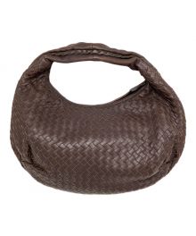 BOTTEGA VENETA（ボッテガベネタ）の古着「イントレチャートワンショルダーバッグ」｜ブラウン