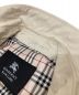 中古・古着 BURBERRY BLACK LABEL (バーバリーブラックレーベル) ステンカラーコート ベージュ サイズ:M：13000円