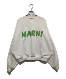 MARNI（マルニ）の古着「オーガニックコットン/ロゴスウェット」｜ホワイト