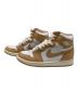 NIKE (ナイキ) WMNS AIR JORDAN 1 HIGH OG ホワイト×ベージュ サイズ:23.5：8000円