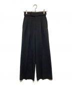 PONTIポンティ）の古着「Tropical Wool Wide Pants」｜ブラック